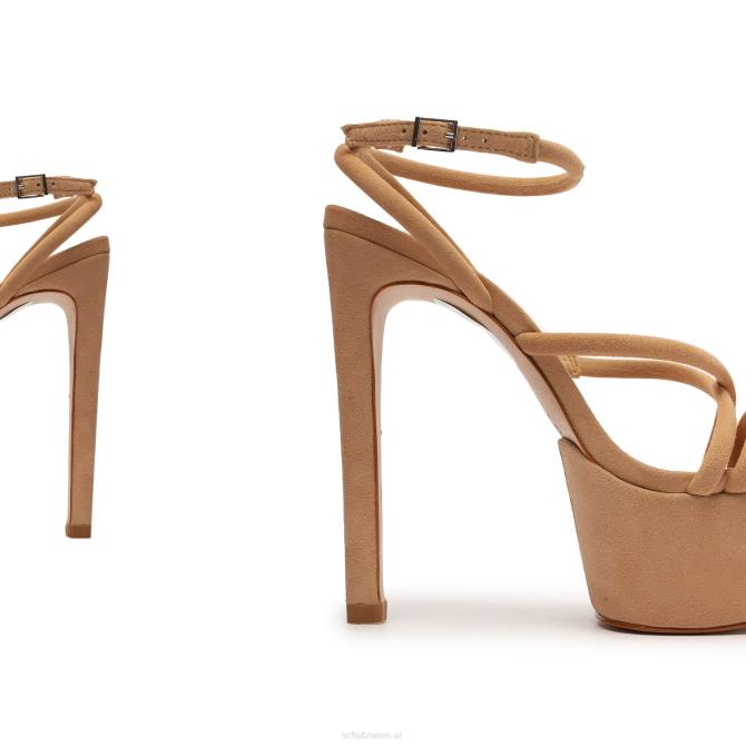 bei Schutz Zilla Wildledersandale Honigbeige D60T399