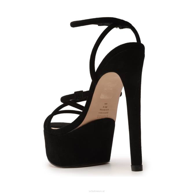 bei Schutz Zilla Wildledersandale Schwarz D60T400