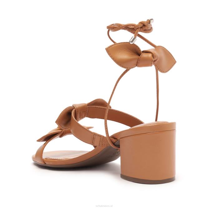 bei Schutz alia Mid-Block-Sandale aus Nappaleder Honigpfirsich D60T59