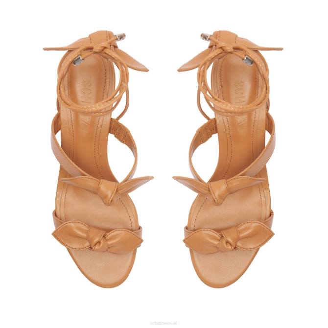 bei Schutz alia Mid-Block-Sandale aus Nappaleder Honigpfirsich D60T59