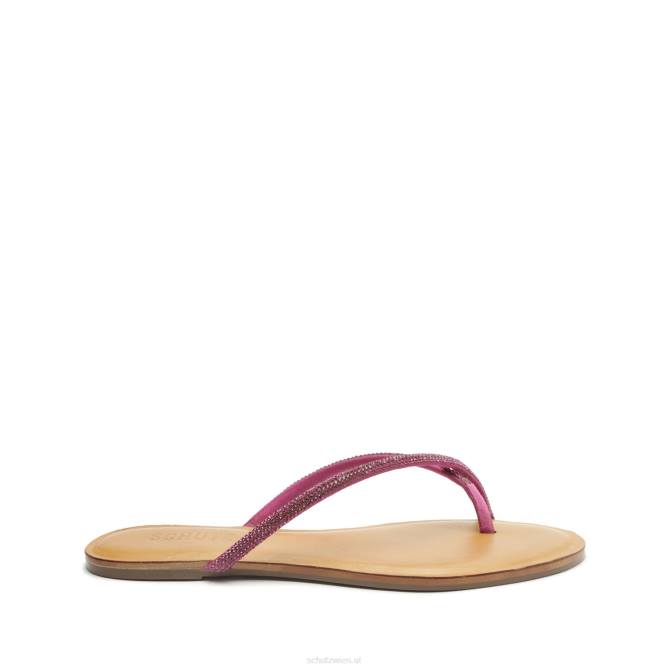 bei Schutz Alessandra Nubuk-Sandale Fuchsia D60T605
