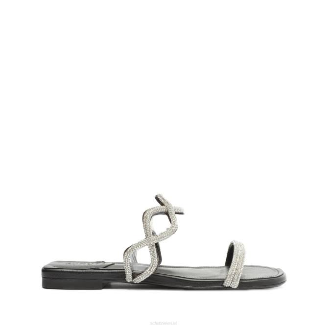 bei Schutz Arabella Glam Vinyl-Sandale Kristallschwarz D60T507