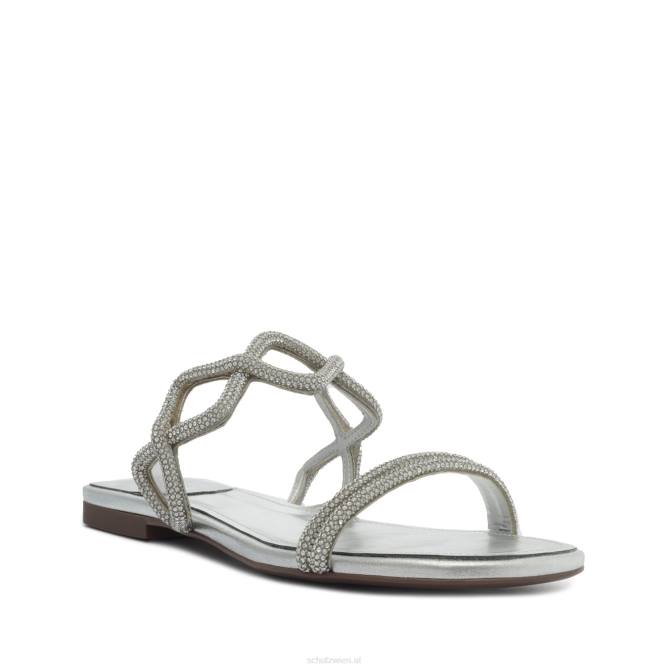 bei Schutz Arabella Glam Vinyl-Sandale Silber D60T506