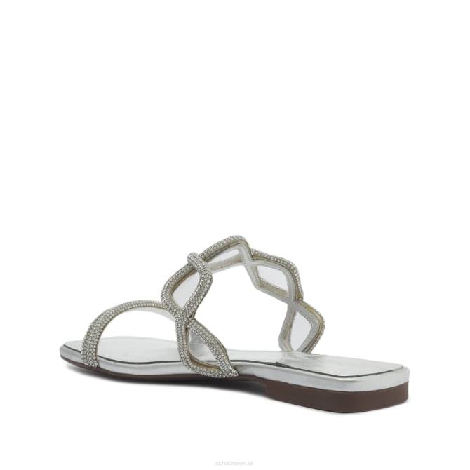 bei Schutz Arabella Glam Vinyl-Sandale Silber D60T506