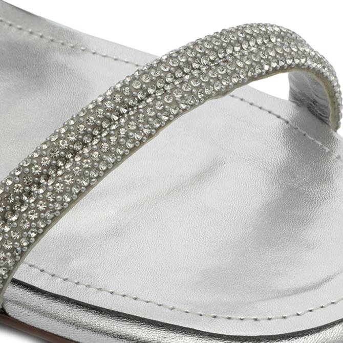 bei Schutz Arabella Glam Vinyl-Sandale Silber D60T506