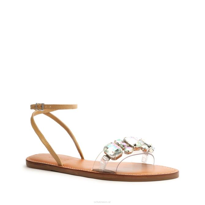 bei Schutz Chloe Sandale aus Vinyl und Nappaleder hell beige D60T525
