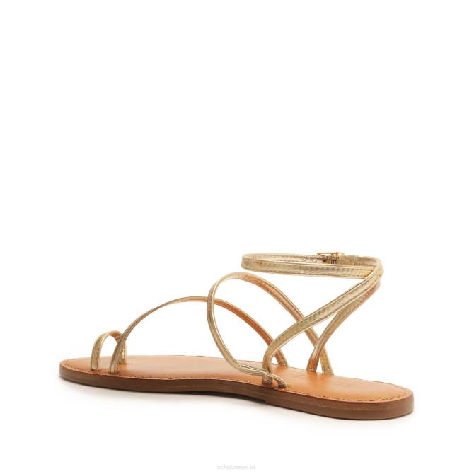 bei Schutz Hallea-Sandale aus Metallic-Leder Gold D60T522