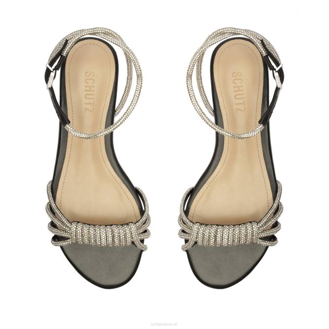 bei Schutz Jewell Casual-Sandale aus Nappaleder Schwarz D60T529