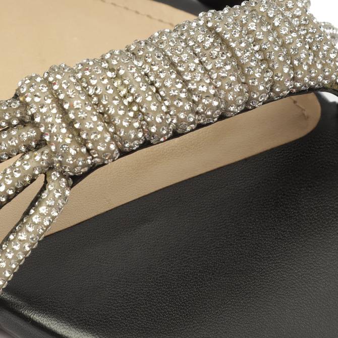 bei Schutz Jewell Casual-Sandale aus Nappaleder Schwarz D60T529