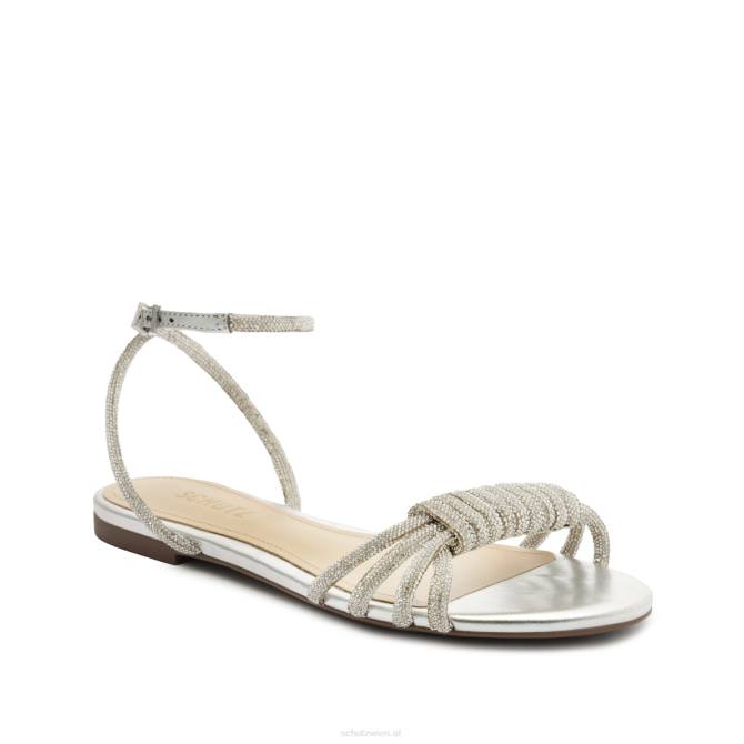 bei Schutz Lässige Sandale aus Nappaleder in Metallic-Optik von Jewell Silber D60T528