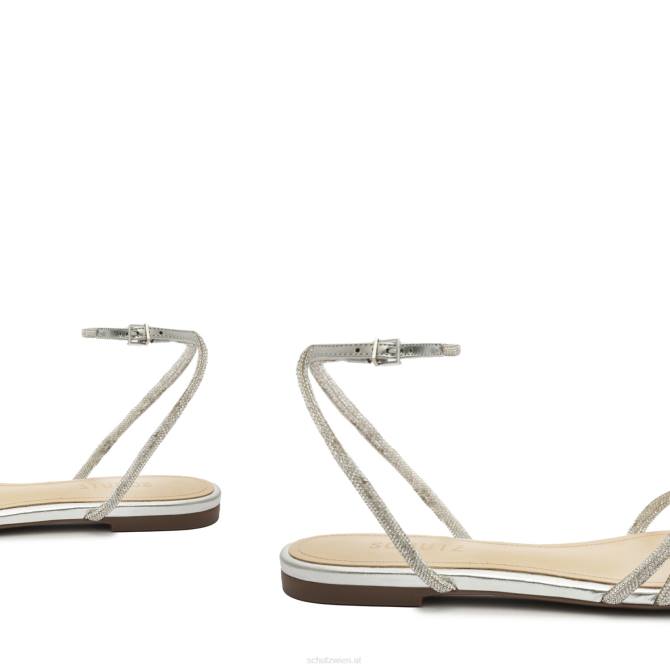 bei Schutz Lässige Sandale aus Nappaleder in Metallic-Optik von Jewell Silber D60T528
