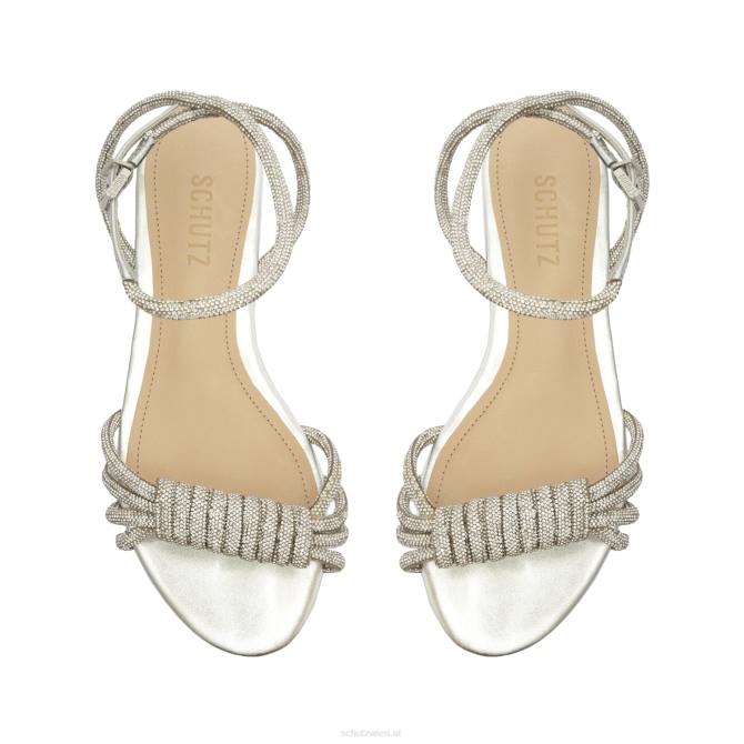 bei Schutz Lässige Sandale aus Nappaleder in Metallic-Optik von Jewell Silber D60T528