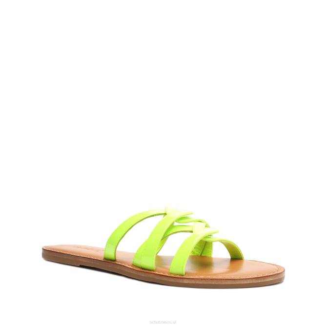 bei Schutz Lyta-Lackledersandale hellgelb D60T512
