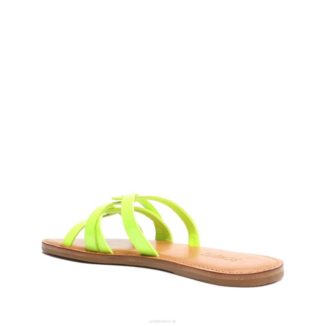 bei Schutz Lyta-Lackledersandale hellgelb D60T512