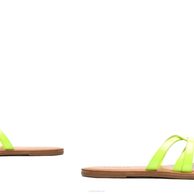 bei Schutz Lyta-Lackledersandale hellgelb D60T512