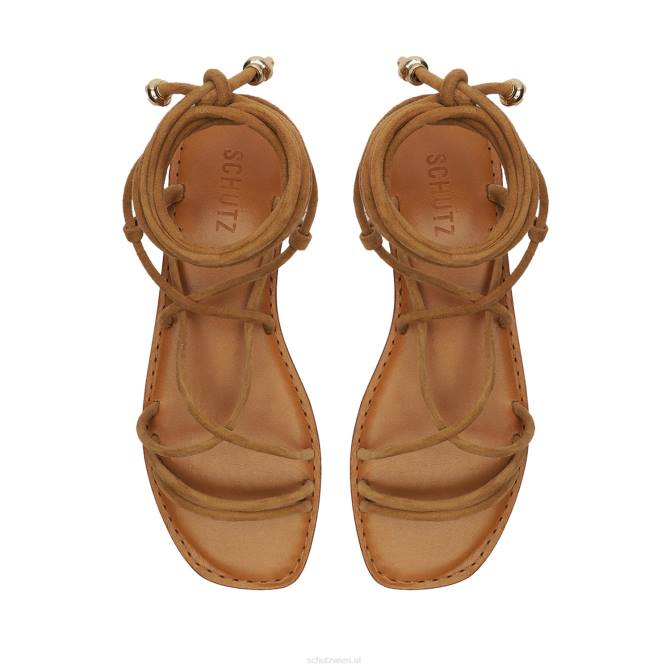 bei Schutz Magdalena-Wildledersandale Nude-Karamell D60T601