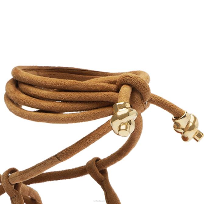 bei Schutz Magdalena-Wildledersandale Nude-Karamell D60T601