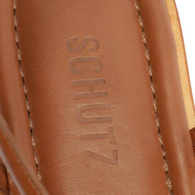 bei Schutz Octavia-Sandale aus Kalbsleder neues Holz D60T556