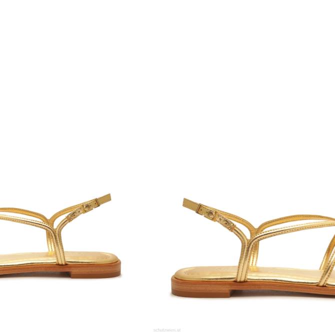 bei Schutz Octavia-Sandale aus Metallic-Leder Gold D60T555