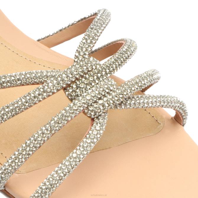 bei Schutz Rachel Glam Nubuk-Sandale süße Rose D60T500