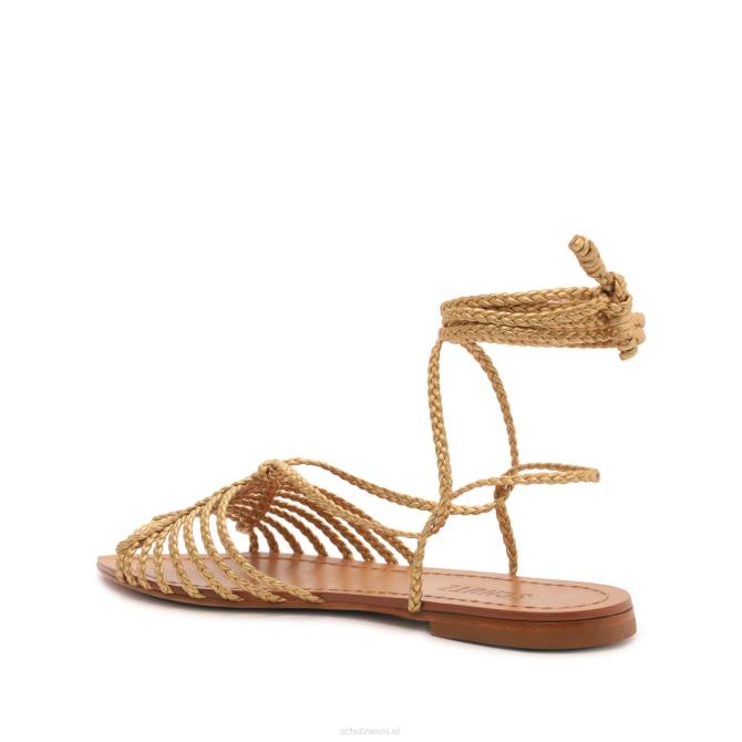 bei Schutz Sandale Adele aus Metallic-Leder Gold D60T547