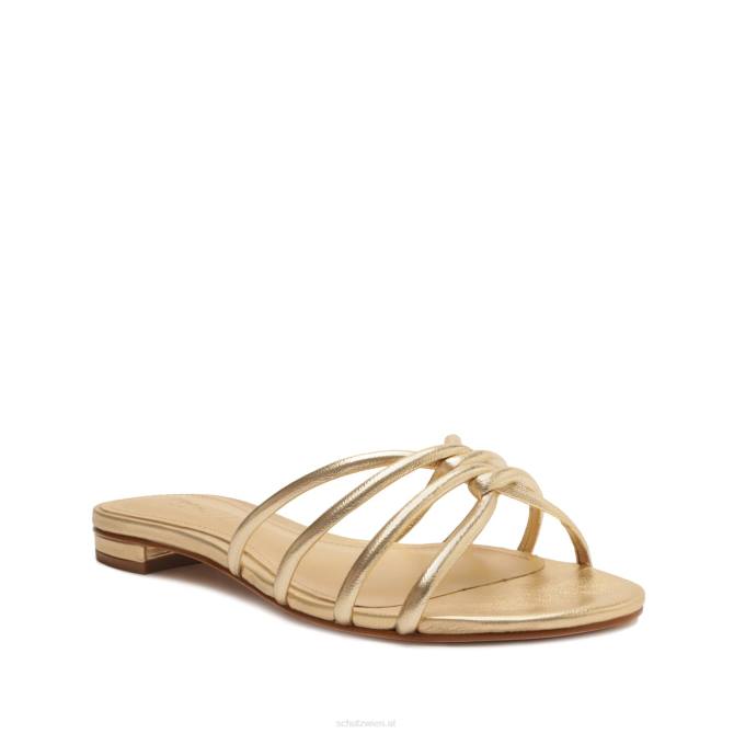 bei Schutz Sandale Rachel aus Metallic-Leder Gold D60T501