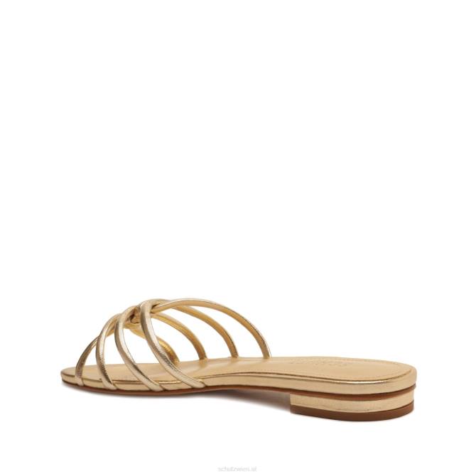 bei Schutz Sandale Rachel aus Metallic-Leder Gold D60T501