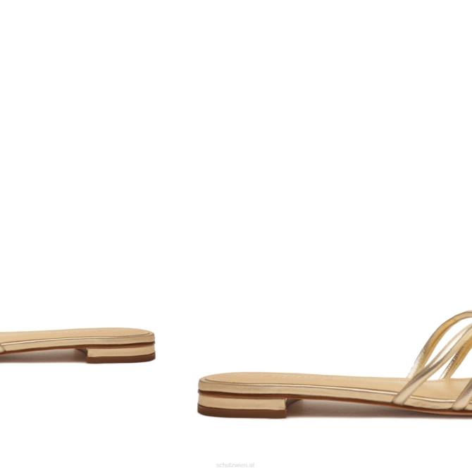 bei Schutz Sandale Rachel aus Metallic-Leder Gold D60T501