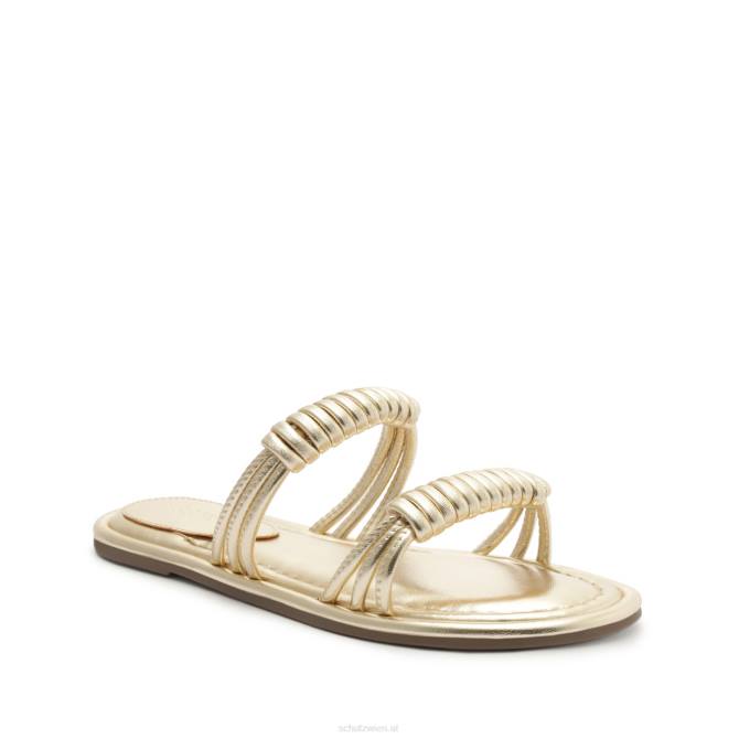 bei Schutz Sandale aus Binky-Metallic-Leder Gold D60T535