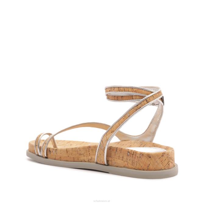 bei Schutz Sandale aus Chinara-Leder Silber D60T544