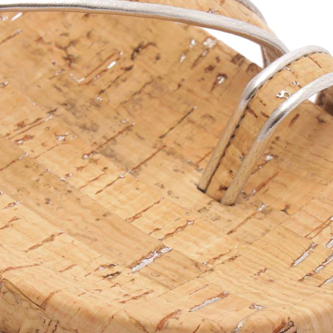 bei Schutz Sandale aus Chinara-Leder Silber D60T544