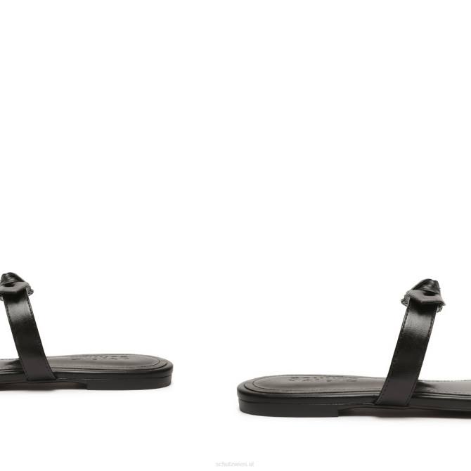 bei Schutz Sandale aus Nappaleder Schwarz D60T603