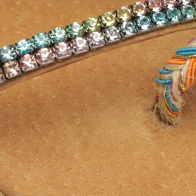 bei Schutz Sommersandale aus Atanado-Leder Nude-Karamell D60T541