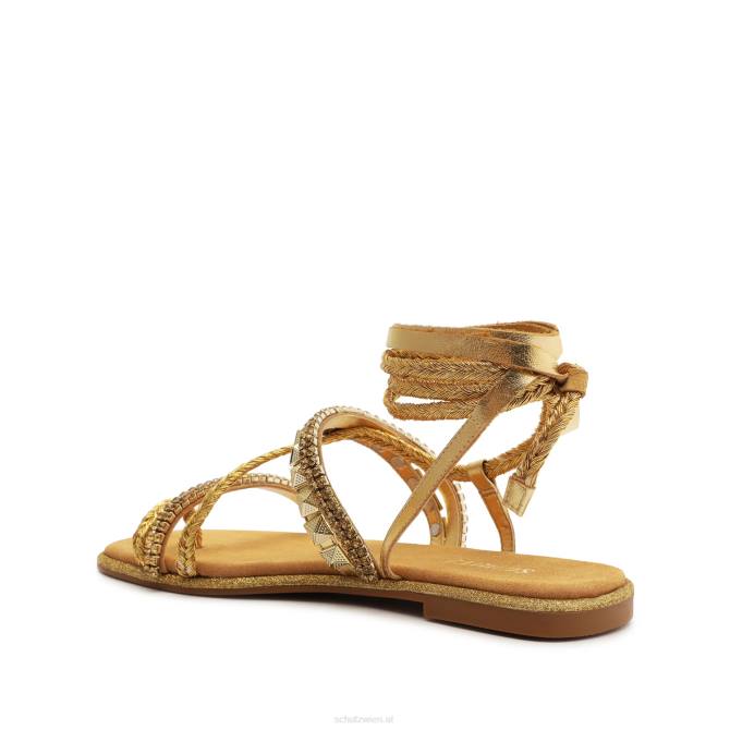 bei Schutz Sommersandale aus Nappaleder Gold D60T542