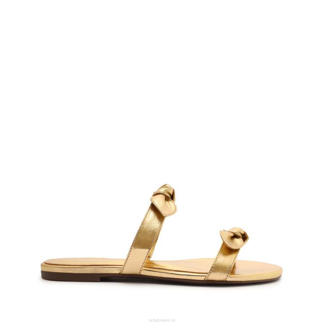 bei Schutz alias Sandale aus Metallic-Leder Gold D60T602