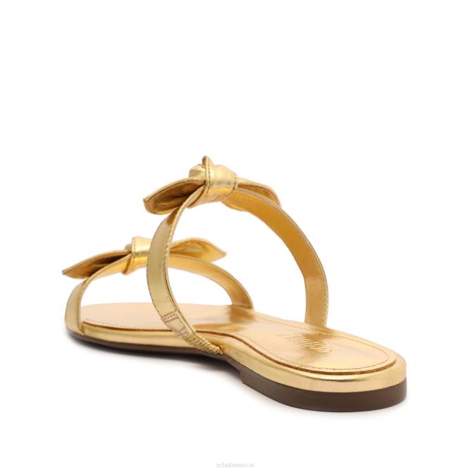 bei Schutz alias Sandale aus Metallic-Leder Gold D60T602