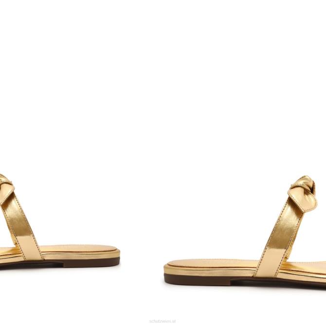 bei Schutz alias Sandale aus Metallic-Leder Gold D60T602