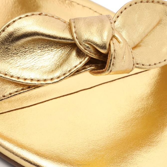bei Schutz alias Sandale aus Metallic-Leder Gold D60T602