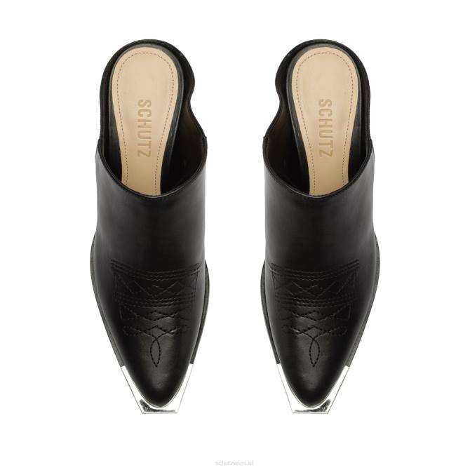 bei Schutz Alley-Pumps aus Leder Schwarz D60T191