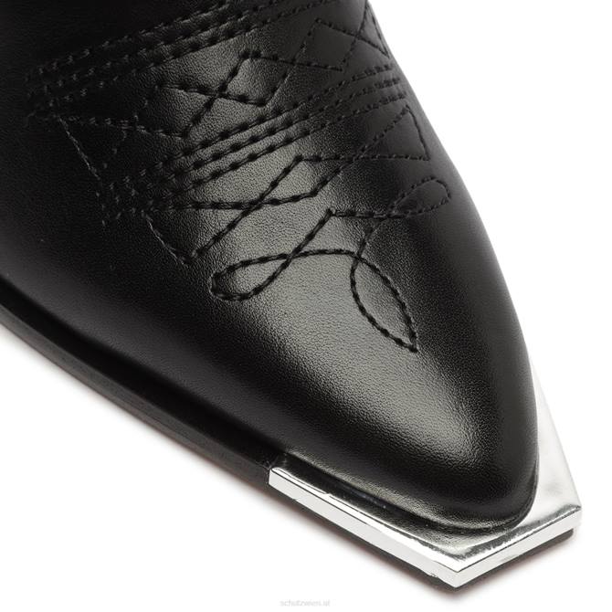 bei Schutz Alley-Pumps aus Leder Schwarz D60T191