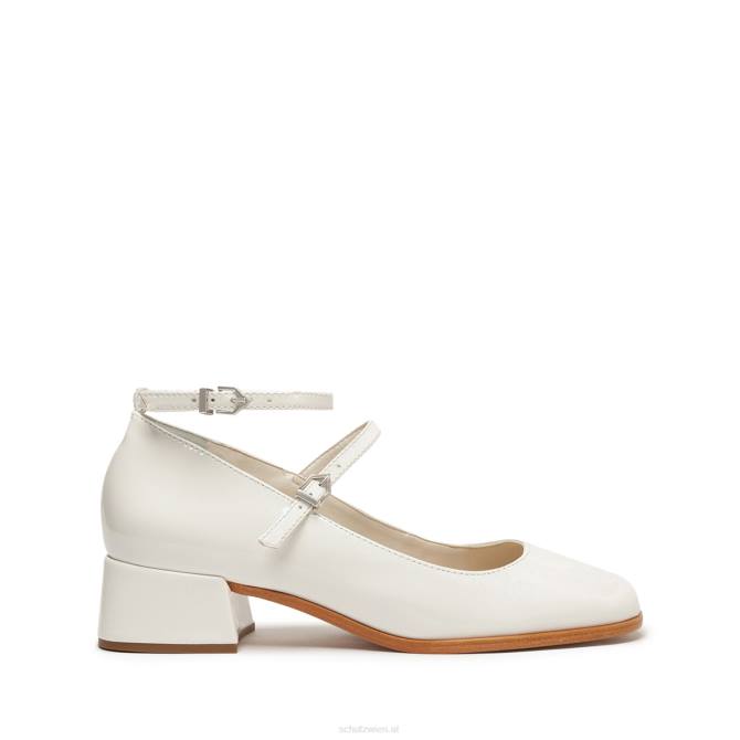 bei Schutz Dorothy-Pumps aus Lackleder Weiss D60T689