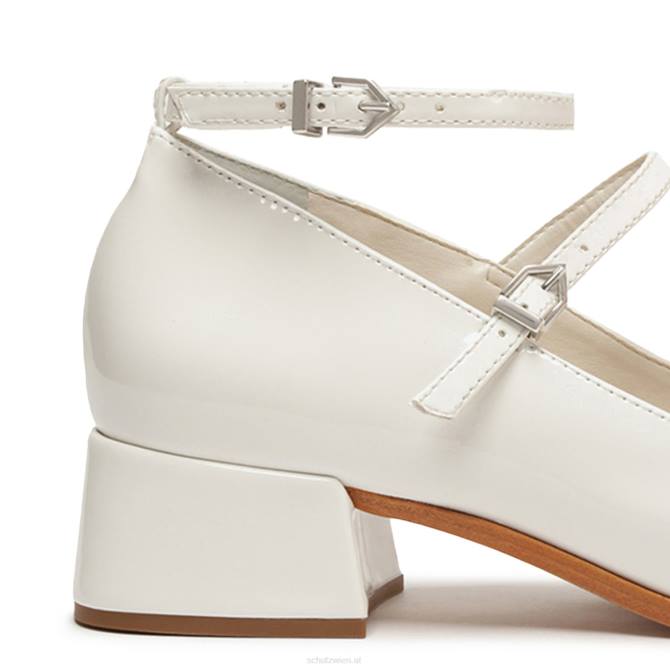 bei Schutz Dorothy-Pumps aus Lackleder Weiss D60T689