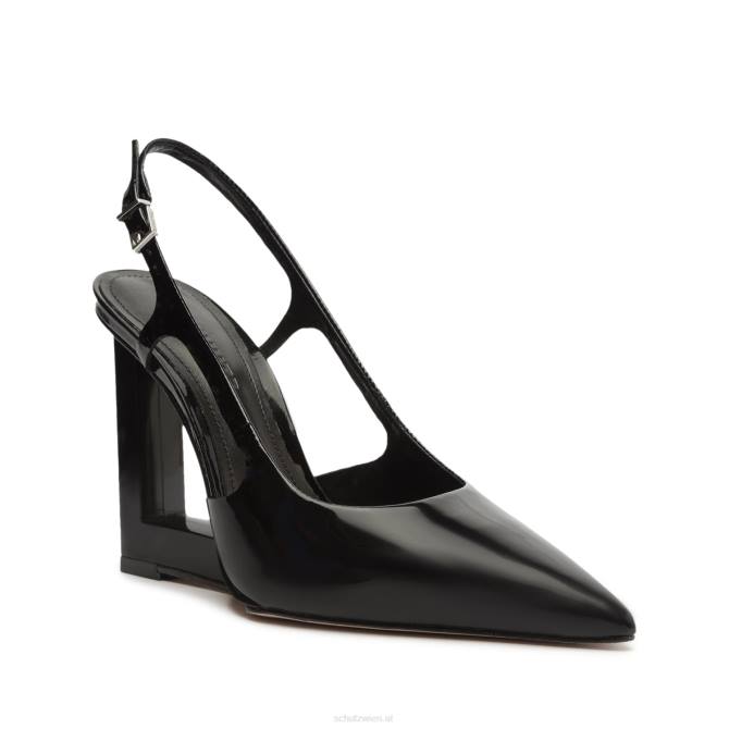 bei Schutz Filipa Casual Slingback-Pumps aus Lackleder Schwarz D60T699