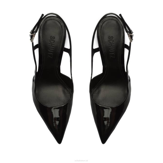 bei Schutz Filipa Casual Slingback-Pumps aus Lackleder Schwarz D60T699