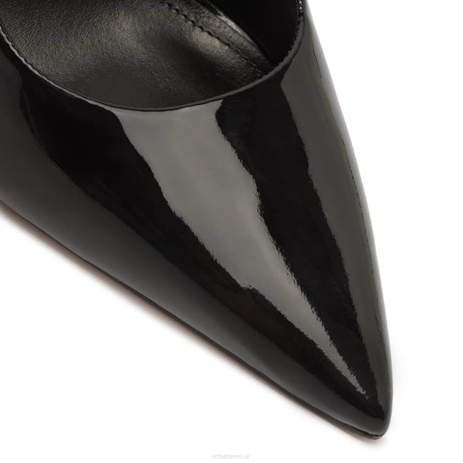 bei Schutz Filipa Casual Slingback-Pumps aus Lackleder Schwarz D60T699