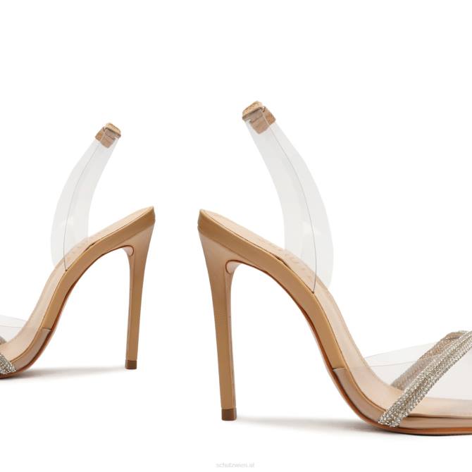 bei Schutz Julie-Pumps aus Vinyl und Nappaleder hell beige D60T712