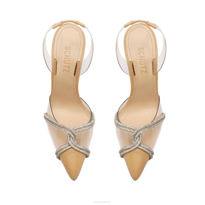 bei Schutz Julie-Pumps aus Vinyl und Nappaleder hell beige D60T712