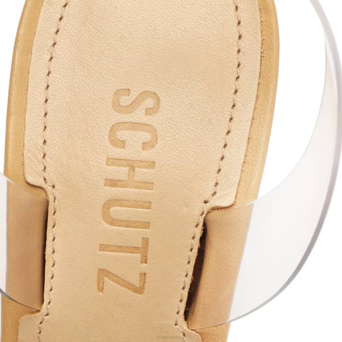 bei Schutz Julie-Pumps aus Vinyl und Nappaleder hell beige D60T712