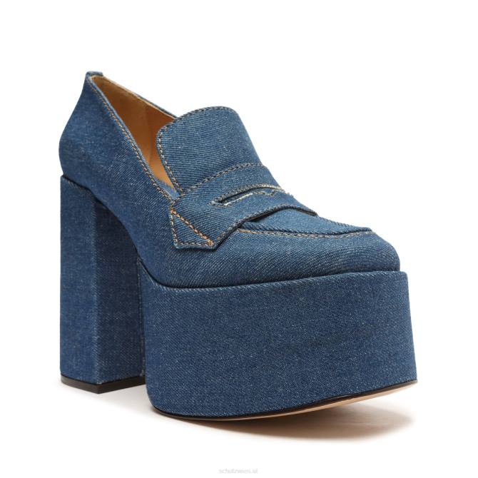 bei Schutz Lässige Plateau-Pumps von Viola Blau D60T176