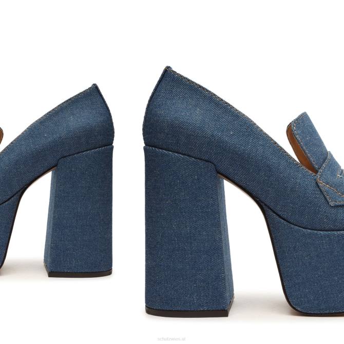 bei Schutz Lässige Plateau-Pumps von Viola Blau D60T176